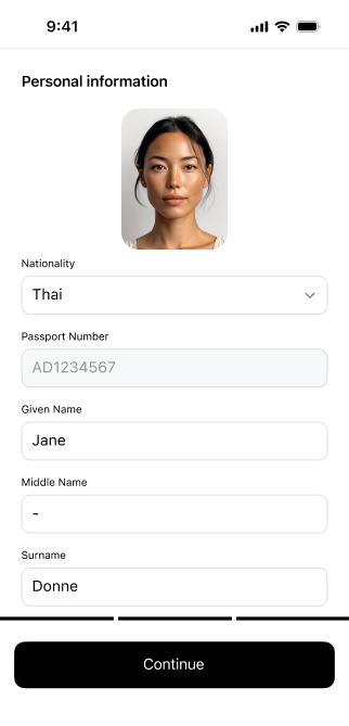 Personal information